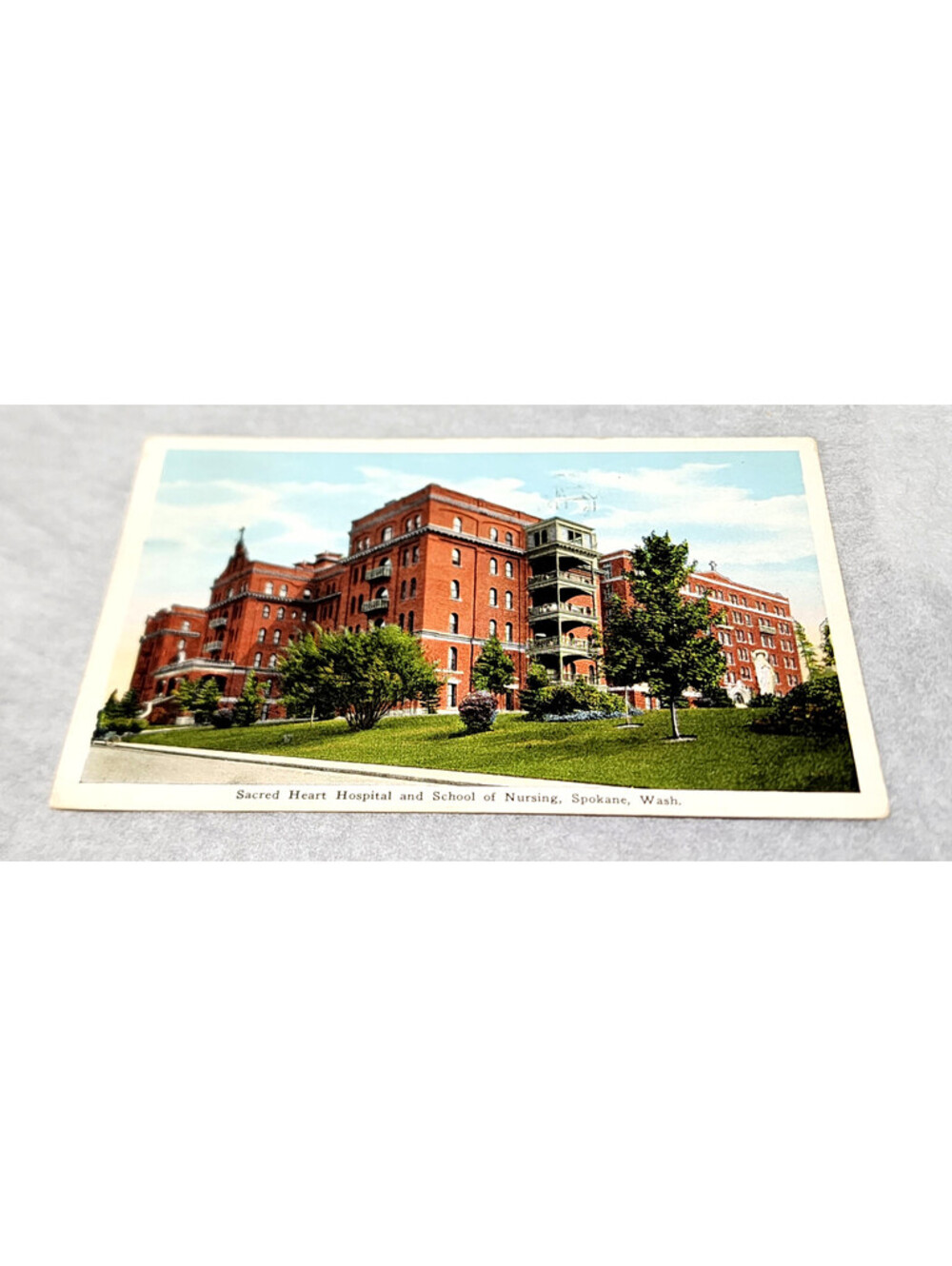 1941 KMOX CBS Radio Fan Mail Postcard Charley Stookey Spokane WA Sacred Heart